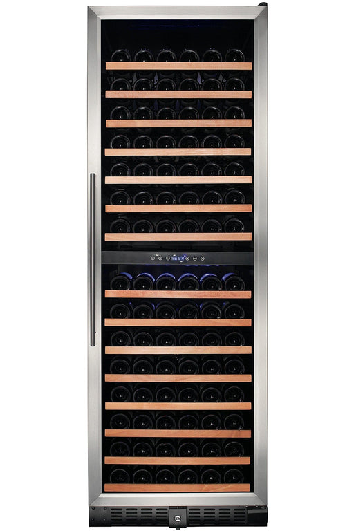 Smith & Hanks RW428DR 166 Bottle Dual Zone Wine Cooler Smith & Hanks