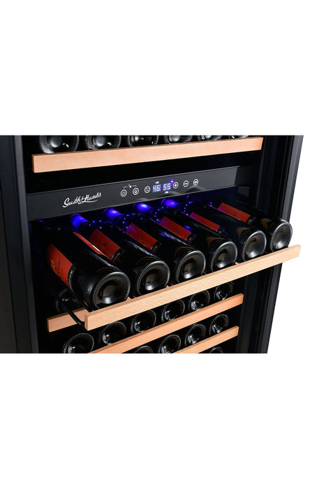 Smith & Hanks RW428DRG 166 Bottle Dual Zone Wine Cooler Smith & Hanks