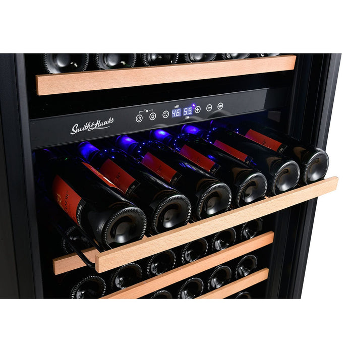 Smith & Hanks RW428DRG 166 Bottle Dual Zone Wine Cooler Smith & Hanks