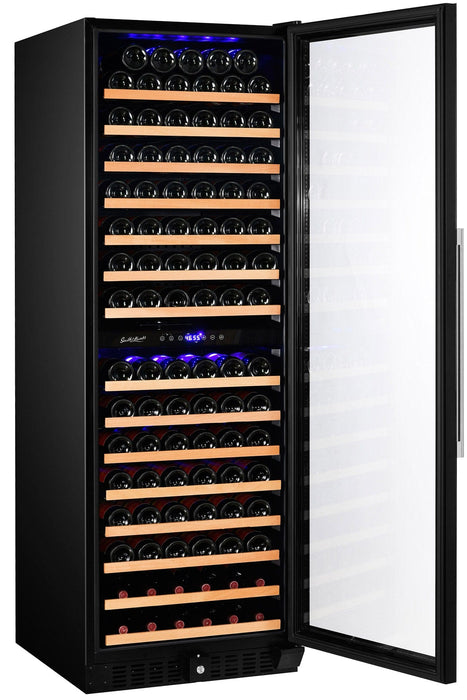 Smith & Hanks RW428DRG 166 Bottle Dual Zone Wine Cooler Smith & Hanks