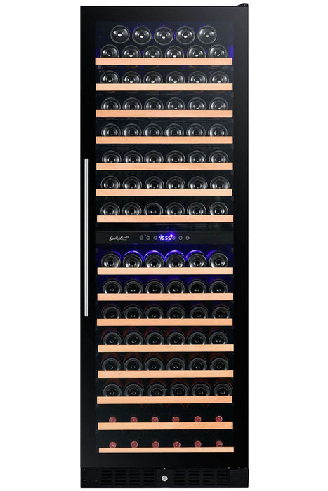 Smith & Hanks RW428DRG 166 Bottle Dual Zone Wine Cooler Smith & Hanks