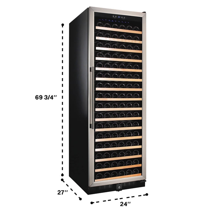Smith & Hanks RW428SR 166 Bottle Single Zone Wine Cooler Smith & Hanks