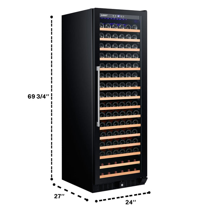 Smith & Hanks RW428SRG 166 Bottle Single Zone Wine Cooler Smith & Hanks