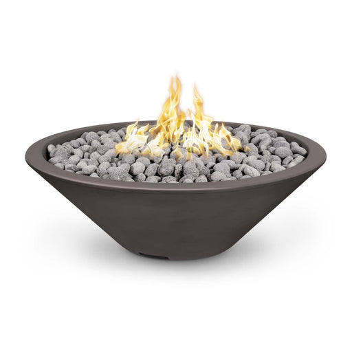 The Outdoor Plus 60'' Cazo GFRC Narrow Ledge Round Natural Gas Fire Pit The Outdoor Plus
