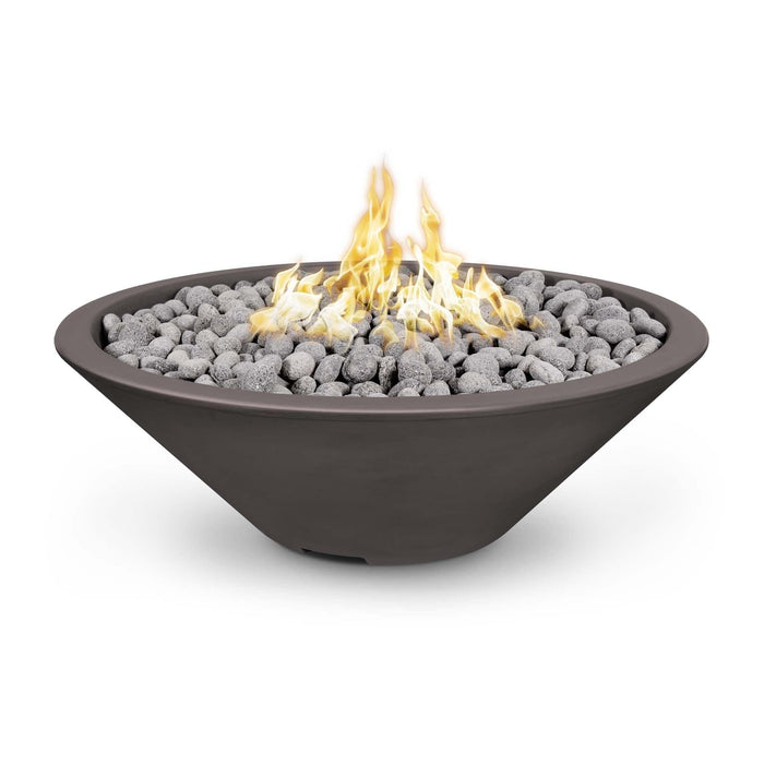 The Outdoor Plus 60'' Cazo GFRC Narrow Ledge Round Natural Gas Fire Pit The Outdoor Plus