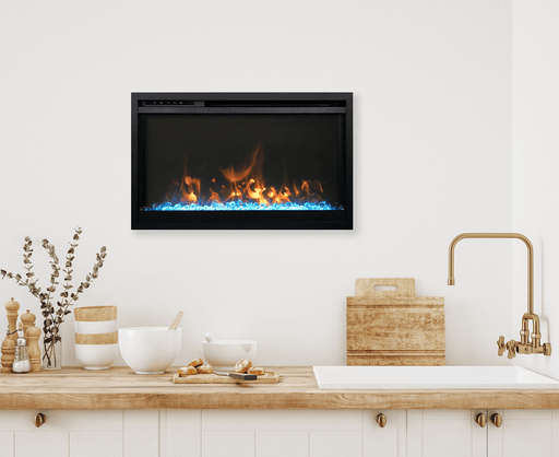 Amantii TRD-30-XS Smart Traditional extra-slim electric fireplace insert Amantii