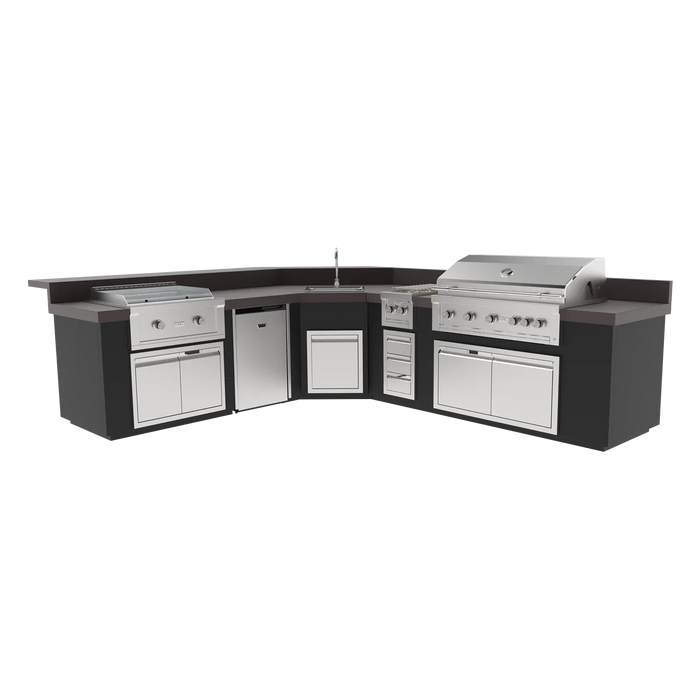 Videl Videl Grills 144″ Maestro – L – Complete BBQ Island
