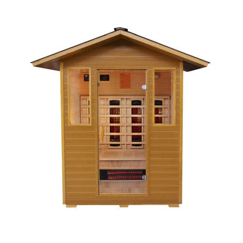 SunRay Grandby 3-Person Outdoor Infrared Sauna HL300D3 SunRay