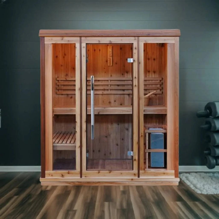 SunRay Hampton 3- Person Indoor Traditional Sauna HL300TN