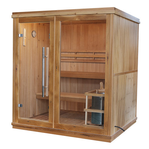 SunRay Charleston 4- Person Indoor Traditional Sauna HL400TN