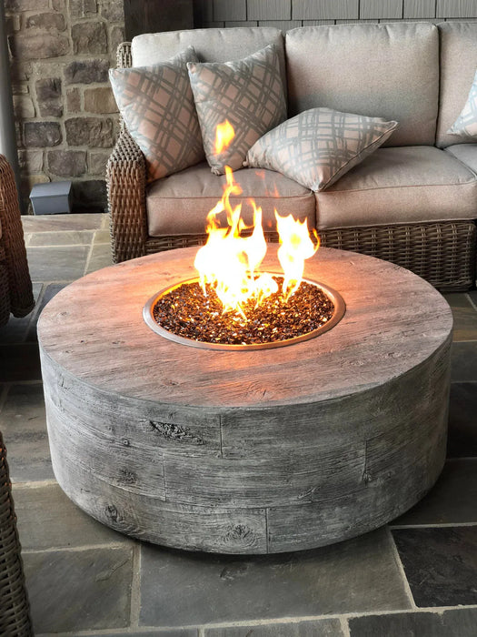 The Outdoor Plus Sequoia Wood Grain Fire Pit