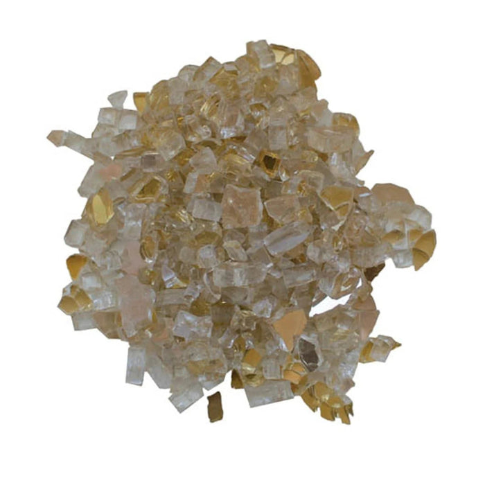 Amantii 1/4-Inch Champagne Reflective Fire Glass, 5-Pounds