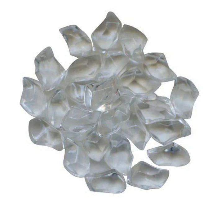 Amantii 1-Inch Clear Reflective Fire Glass, 5-Pounds