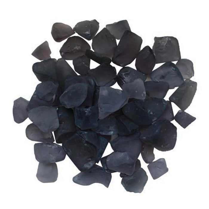 Amantii Frosted Dusty Purple Fire Glass, 5-Pounds
