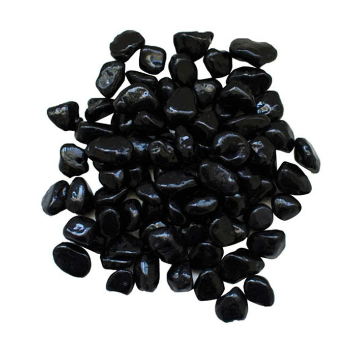 Amantii Black Fireglass Beads, 5-Pounds