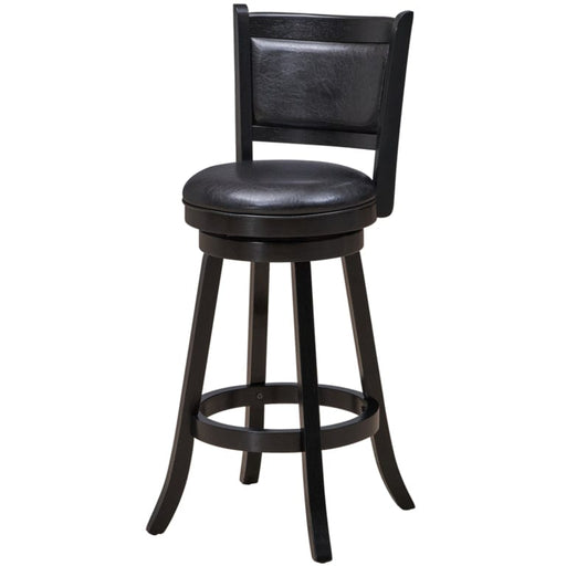 Ram Game Room Backed Barstool - Black - BBSTL BLK RAM Game Room