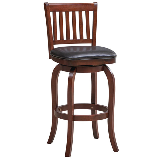 RAM Game Room Backed Barstool Square Seat - English Tudor- BBSTL2 ET RAM Game Room