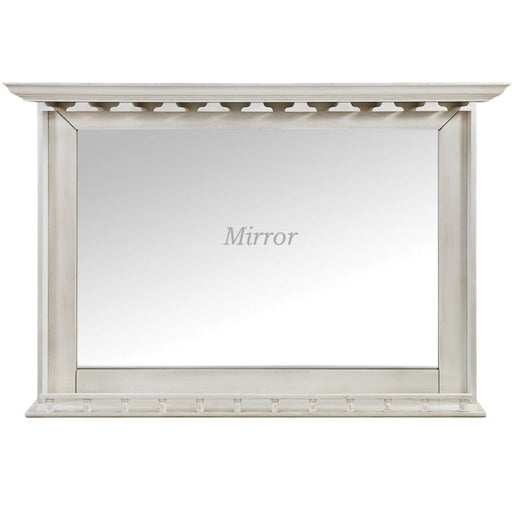 Ram Game Room Bar Mirror - Antique White BMR AW RAM Game Room