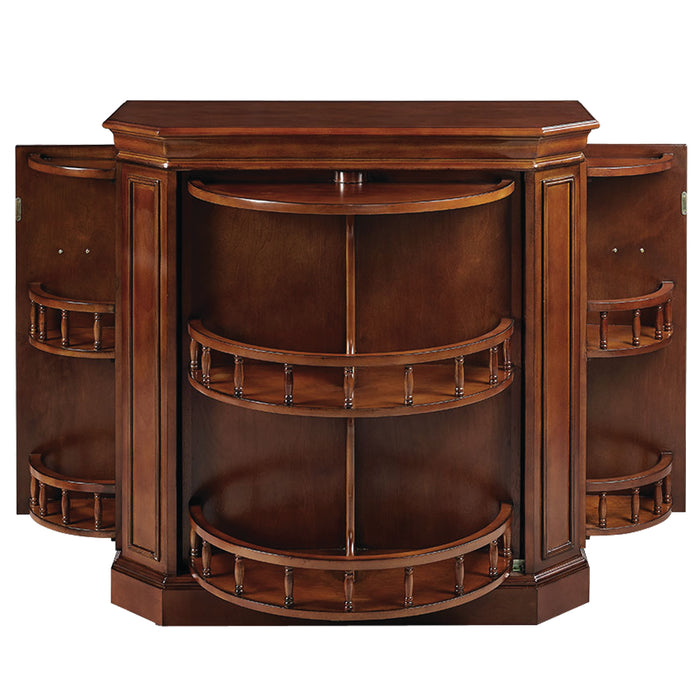 Ram Game Room - Bar Cabinet With Spindle - Chestnut -BRCB1 CN