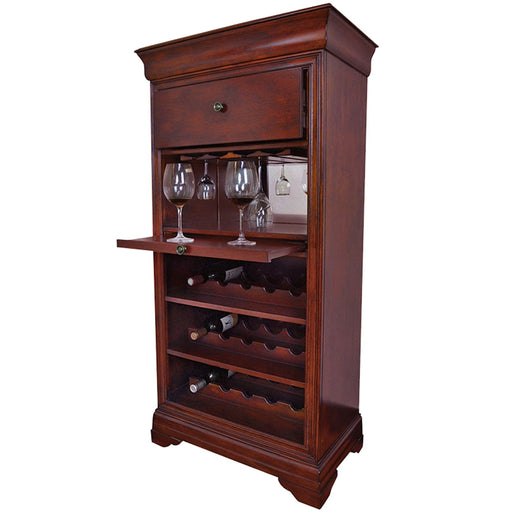 Ram Game Room Bar Cabinet With Wine Rack - English Tudor - BRCB2 ET RAM Game Room