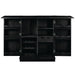 Ram Game Room Portable Folding Bar Cabinet - Black - BRCB3 BLK RAM Game Room