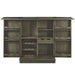 Ram Game Room Portable Folding Bar Cabinet - Slate - BRCB3 SL RAM Game Room