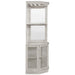 Ram Game Room Corner Bar Cabinet - Antique White - BRCB4 AW RAM Game Room