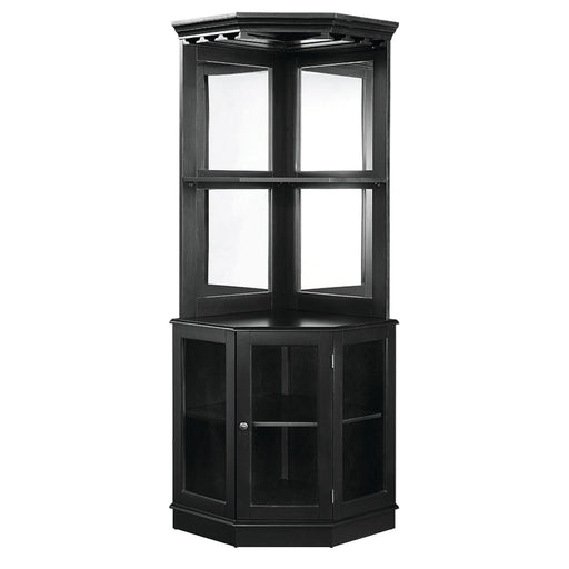 Ram Game Room Corner Bar Cabinet - Black - BRCB4 BLK RAM Game Room