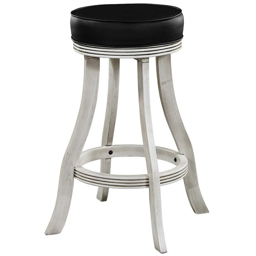 Ram Game Room Backless Barstool - Antique White - BSTL AW RAM Game Room