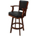 Ram Game Room Swivel Barstools With Arms- English Tudor - BSTL2 ET RAM Game Room