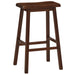 Ram Game Room Backless Saddle Barstool - Cappuccino- BSTL3 CAP RAM Game Room