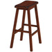 Ram Game Room Backless Saddle Barstool - Chestnut - BSTL3 CN RAM Game Room