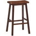 Ram Game Room Backless Saddle Barstool - English Tudor - BSTL3 ET RAM Game Room