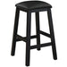 Ram Game Room Square Backless Barstool - Black - BSTL4 BLK RAM Game Room