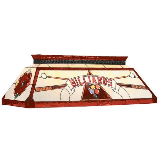 RAM Game Room 44" Tiffany Billiard Light - Red RAM Game Room