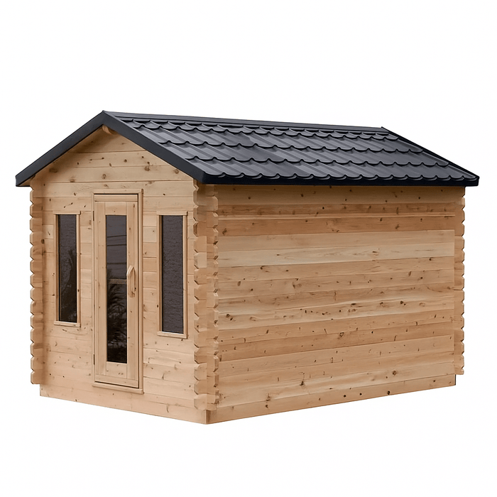 Dundalk CT Georgian 6 Person Cabin Sauna with Changeroom | Electric Heater
