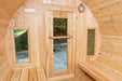 Dundalk CT Tranquility 6 Person Barrel Sauna CTC2345W Dundalk Leisurecraft