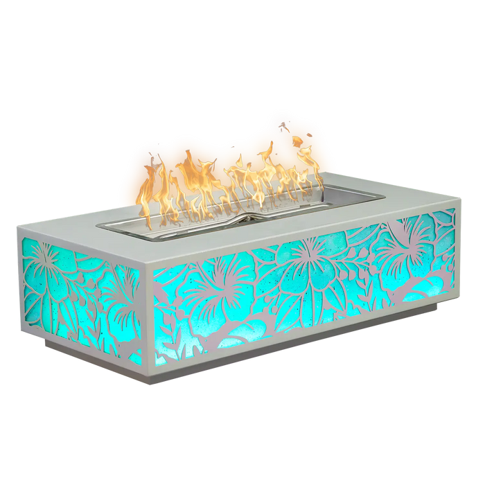 The Outdoor Plus Coronado Fire Pit – Caribbean Edition – LED