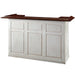 Ram Game Room 72" Bar - Antique White - DBAR72 AW RAM Game Room