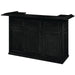 Ram Game Room 72" Bar - Black - DBAR72 BLK RAM Game Room