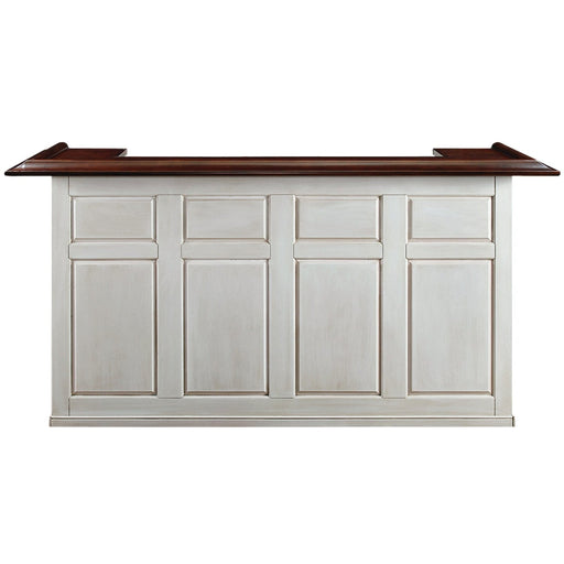 Ram Game Room 84" Bar - Antique White - DBAR84 AW RAM Game Room