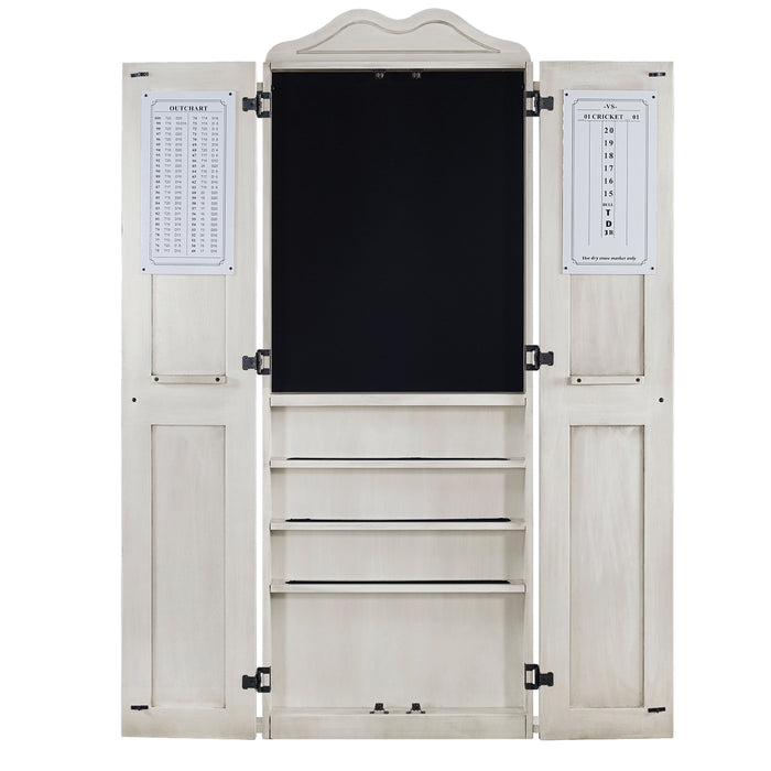 RAM Game Room Dartboard Cabinet And Cue Holder DCAB2