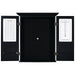 Ram Game Room Dartboard Cabinet Square - Black - DCAB3 BLK RAM Game Room