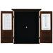 Ram Game Room Dartboard Cabinet Square - Cappuccino - DCAB3 CAP Furniture Indoor Décor RAM Game Room