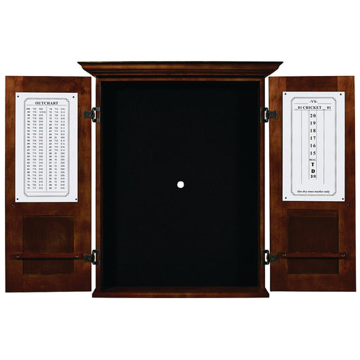 Ram Game Room Dartboard Cabinet Square - Chestnut- DCAB3 CN RAM Game Room