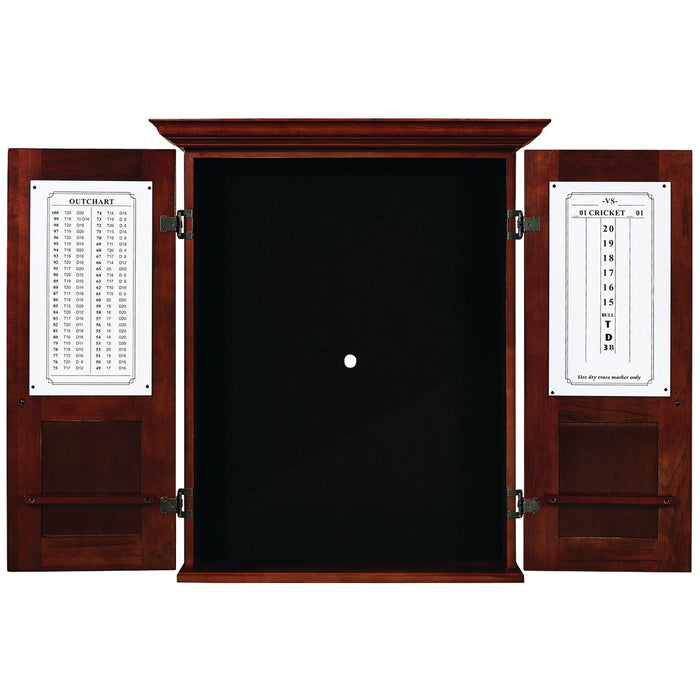 Ram Game Room Dartboard Cabinet Square - English Tudor - DCAB3 ET RAM Game Room