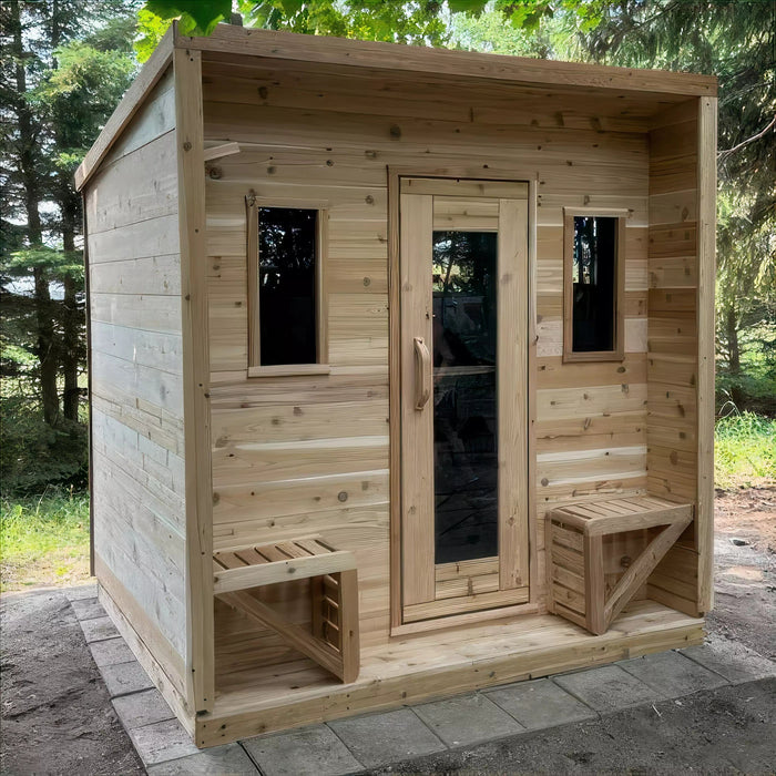 True North 5 Person Outdoor Cabin Sauna True North Saunas