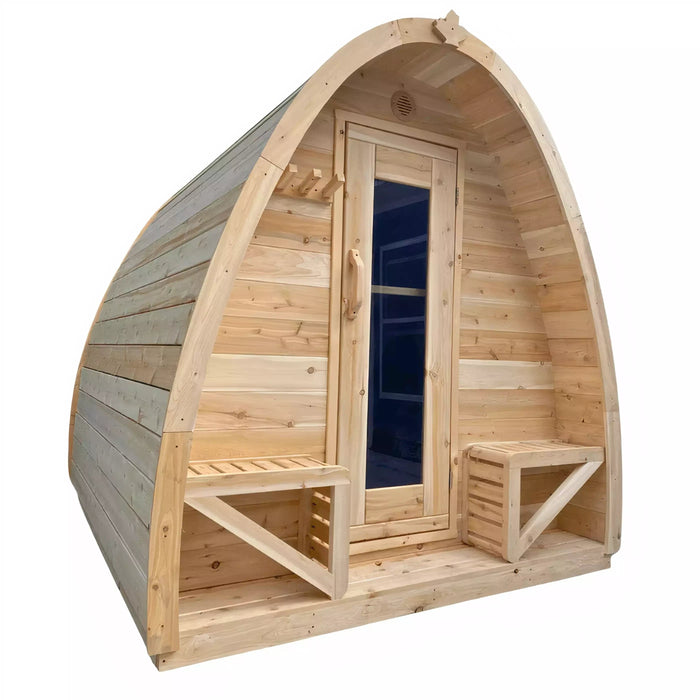 True North Large Pod 4-8 Person Outdoor Sauna True North Saunas