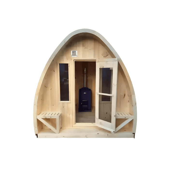 True North Large Pod 4-8 Person Outdoor Sauna True North Saunas