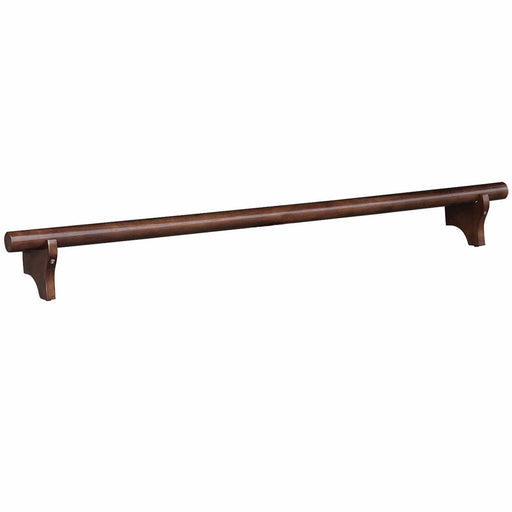 Ram Game Room 60" Dry Bar Foot Rail - Cappuccino- FR72 CAP RAM Game Room